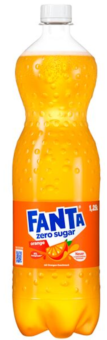 Fanta Orange ohne Zucker (6/1,25 Ltr. PET Einweg)